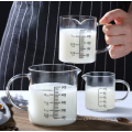 Glass Measuring Cup with Milk